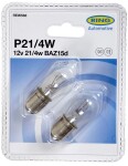 12V 21/4W BAZ15d BLISTER