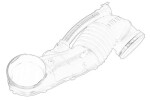 OE BMW 13 71 7 804 846 / air filter connection pipe fits: bmw 1 (e81), 3 (e90), x1 (e84) 2.0d 12.04-06.15