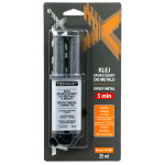 tecmaxx - 5-minutiline epoksüüdliim metallile - 25 ml süstal