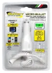 Micro USB зарядное устройство +USB 2,1A,5V "Micro Bullet"