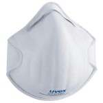 Respiraator Uvex silv-Air classic 2100 FFP 1, eelvormitud klapita, valge, 3 tk pakis
