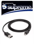  USB - Micro USB Kaabel 0,6m  musta värvi