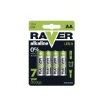 Leelispatareid Raver AA 1.5V LR6 4tk