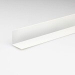 PROFIIL PVC 1000mm x 25mm x 25mm L VALGE