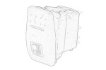 OE SOLARIS 1553.512.000 / driver's dashboard buttons (unlocking all doors) carling