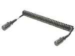 Spiraalkaabel, 7-klemmiga, Type N 24V ø 35.00 x 3000.00mm 6x1.0mm² + 1x1.5mm
