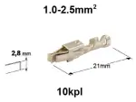 Juhtmeotsade komplekt 2.8mm JPT-WP F280