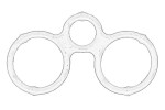 OE TOYOTA 15692-27010 / oil filter base gasket fits: toyota avensis, corolla, rav 4 ii 2.0d 05.01-11.08