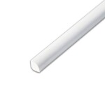 PROFIIL PVC VEERAND MATTVALGE 1000mm x 14mm x 14mm
