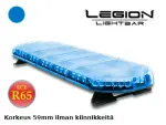 LED мигалка панель 12-24V 1245.00 x 331.00 x 59.00mm Legion Fit