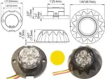 LED сигнал лампа 12-24V ⌀ 47.00 x 17.00mm