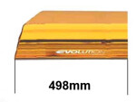 Varuklaas 498mm Paneelile, kollane, otsaklaas