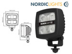 NORDIC LED-TÖÖ/TAGURDUSTULI N24 12/24V 15W 12-24V