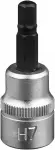 3/8" padrunotsik kuuskant hex 7mm. satin cr-van. riputuspakend jbm