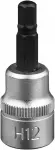 3/8" padrunotsik kuuskant hex 12mm. satin cr-van. riputuspakend jbm