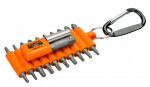 Otsakute kmpl 22 osa kummist hoidikus karabiniga PH+PZ+TORX+HEX