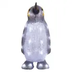 Dekoratsioon 20 LED pingviin 20x35cm külm valgus taimeriga