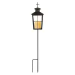 Dekoratsioon 1 LED latern seisev 15x90cm vintage 3xAAA