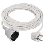 Jätkujuhe 10m H05VV-F3G 1,5 mm² valge maandusega