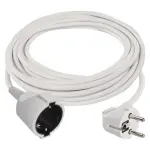 Jätkujuhe 5m H05VV-F3G 1.5 mm² valge maandusega