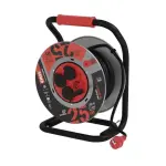 Kaablitrummel metall EMOS 25m 3x1.5mm² IP44 H07RN-F 4 pesa fikseeritud südamik