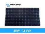BlueSolar monokristall päikesepaneel 55W 12V 445.00 x 715.00 x 25.00mm Blue Solar Monochrystalline 4c