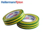 HELLERMANN TEIP KOL- roheline (10tk) 15x0,15mm 10M