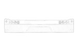 BPART 1710.006.172 / rear bumper (damaged, damaged as in the photos) fits: solaris