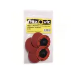Roll-on lihvketas 50mm C60 SL3 ceramic punane 5tk