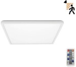 230v led plafoon/valgusti nivera andur+ pult valge 12w 3cct ip54 kobi