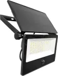 led solar prozektor+andur 30w 2800lm 3cct. must ip54 a++ kobi