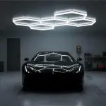 230v led detailing kärgvalgusti/hexline /21600lm/6500k/ip20. 2008x3000mm kobi
