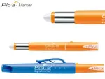 Marker Pica geel 8mm ümar ots valge