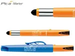 Marker Pica geel Must 8mm ümar ots