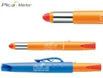 Marker Pica geel 8mm ümar ots punane