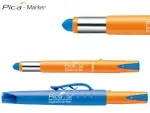 Marker Pica geel 8mm ümar ots sinine