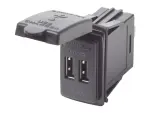 USB зарядное устройство, dual 12/24V Dual USB 2.0 Type A