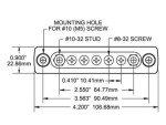 Klemmiliist 23x107mm 2+5
