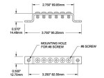 Klemmiliist 48V 13x95x14.5mm 6-os.