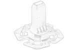 OE BMW 17 11 8 482 944 / radiator mount fits: bmw 7 (g11, g12), x3 (f25), x3 (g01), x3 (g01, f97, g08), x4 (f26), x4 (g02, f98) 2.0d/2.0dh 09.10-