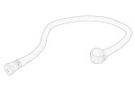 OE BMW 17 12 7 796 273 / cooling system rubber hose fits: bmw 5 (e60), 6 (e63), 6 (e64) 2.5d/3.0d 09.02-07.10