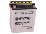 14Ah Mootorratta aku 12V 135x90x167mm ( - / + ), B00