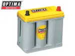 käivitus + süvatsükli AGM aku 12V 38Ah, CCA 450A (EN) (–/+) Optima Yellow Top YT R 2,7