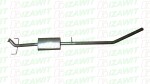 IZAWIT 21.289 / Opel center silencer