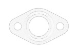 OE SUZUKI 18533-77E00 / egr valve gasket fits: suzuki grand vitara ii, jimny, liana, swift iii, swift iv 1.2-2.7 09.98-