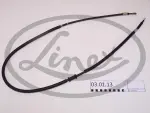 LINEX 03.01.13 / handbrake cable, disc brakes, l=r