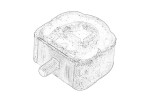 rubber mount, muffler 18 20 8 599 519