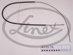 LINEX 47.01.28 / handbrake cable l=r, drum brakes