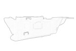 OE SEAT 1P0 807 184 / bumper mounting front right (half, plastic) fits: seat leon 1.2-2.0d 05.05-08.13