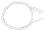OE SEAT 1P1 823 535 / bonnet cable fits: seat leon 1.2-2.0d 05.05-08.13